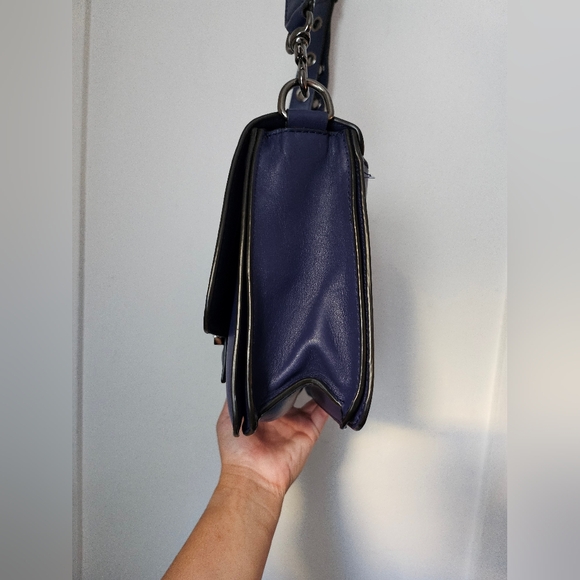 Rebecca Minkoff Hook Up Shoulder Bag Blue/Purple - Picture 3 of 16